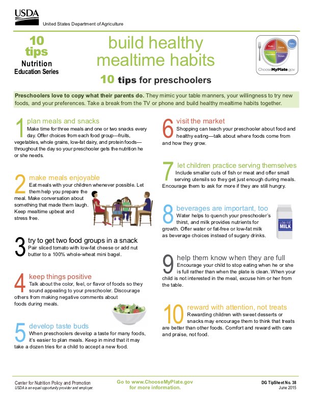 Build Healthy Mealtime Habits